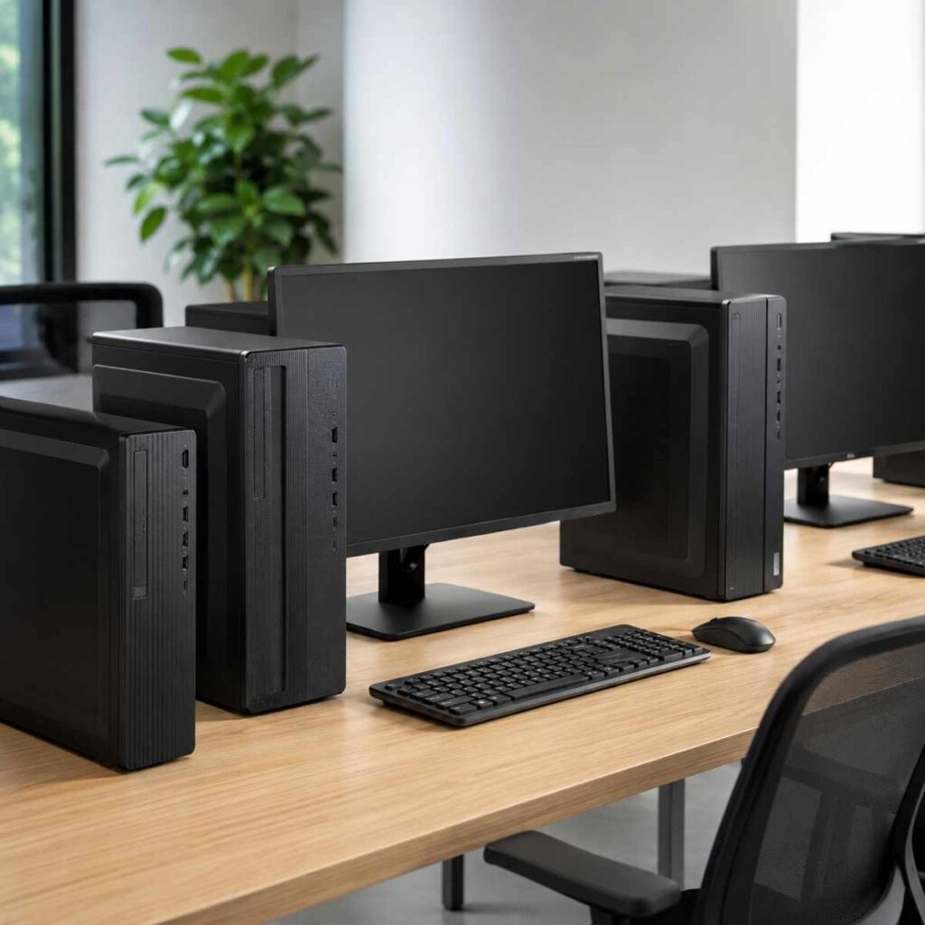 Alquiler de computadores de escritorio para empresas