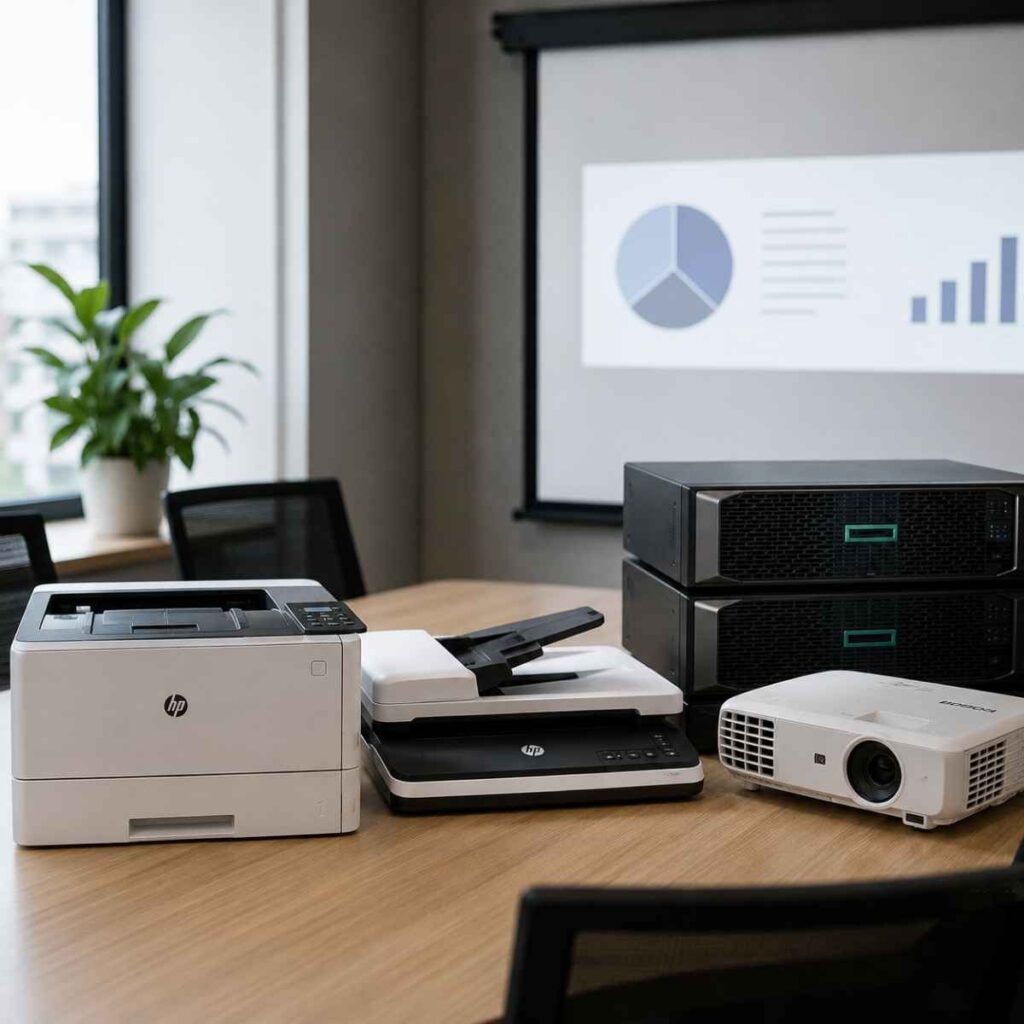Alquiler de impresoras, video beam y periféricos